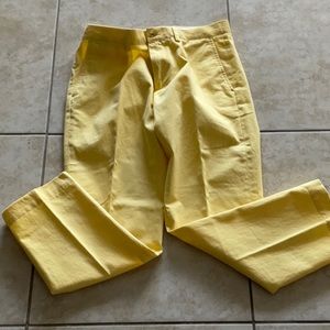 Polo Ralph Lauren Men's Yellow Slim Fit Chino Pants  Size 32/28(tailored length)